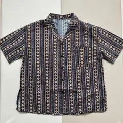 Emsexcite 開襟シャツ 柄シャツ M
