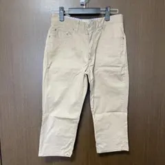 Beauty&youth クロップドパンツ　ベージュ