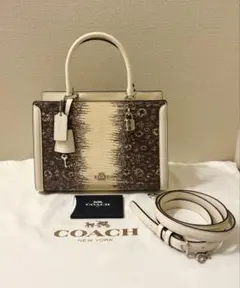 【未使用】COACH コーチ 2way バッグ ハンド＆ショルダー リザード
