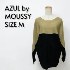 AZUL by MOUSSY アズールバイマウジー リブニット M【512】
