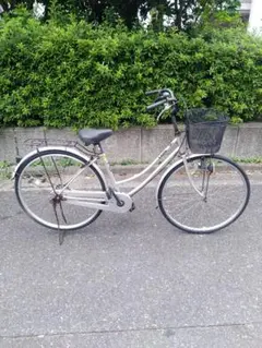 送料無料相談可！27インチ自転車！淡いピンクシルバー！ダイワサイクル製！のサムネイル