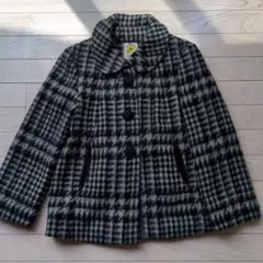 Raybeams 千鳥格子柄 ウールコートのサムネイル