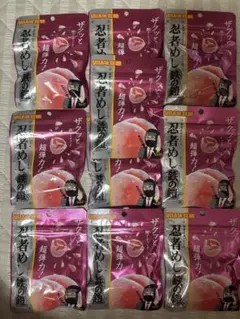 UHA味覚糖 忍者めし 鉄の鎧 ピーチ味 10袋セットのサムネイル