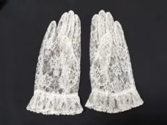 ホワイトレース　ショートグローブ