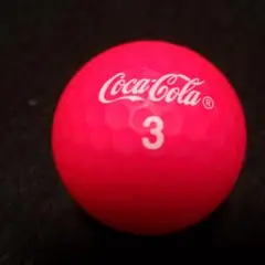 Coca-Cola ピンク ゴルフロストボール 　1個