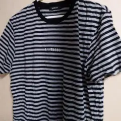 ラブレス Tシャツ ボーダー ブラック系 LOVELESS