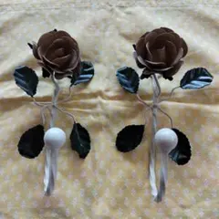 ローラアシュレイ アイアンカーテンタッセルフック お花のサムネイル