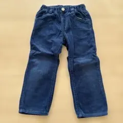 DILASH ネイビー コーデュロイ ロングパンツ 100cm