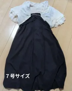フォーマルドレスセット　結婚式パーティー　7号サイズ　ネイビー