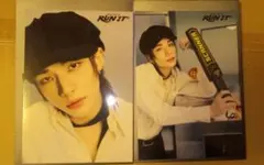 Straykids スキズ ヒョンジン　RUN IT ラントレ　2枚セット