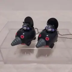 バイキンマンが飛び出す もぐりん フィギュアキーホルダー　2個セット