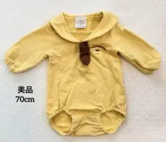 ポムポムプリン　ロンパース　バースデイ　70cm