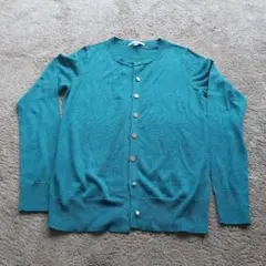 UNIQLO ターコイズ 長袖カーディガン S