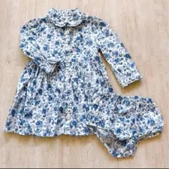 美品ラルフローレン花柄ワンピース12m