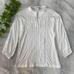 Penguin by Munsingwearのスキッパーブラウス　透け感ブラウス