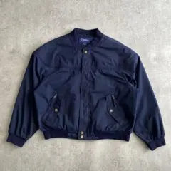 90s 00s カタリナ カップショルダー ジャケット L 紺 ネイビー