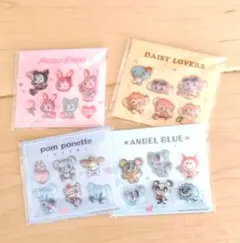 ナルミヤ　ぷっくりシール4種セット