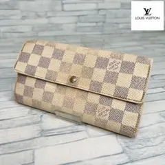 40 VUITTON ルイヴィトン　アズール　長財布　二つ折り財布 do8
