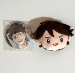 ハイキュー!! One Fine Day! 缶バッジ ぬいぐるみヘアピン　及川徹