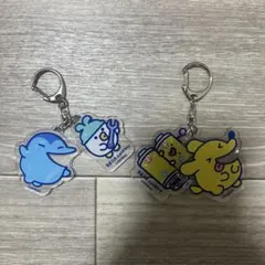 アクリルキーホルダー たまごっちふぁくとり～！限定 ぽちっち、ぎんじろっち