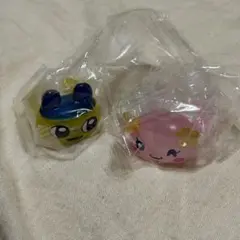たまごっち　指輪　ぷくっとクリアリング　まめっちふらわっち