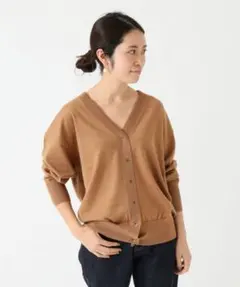 イエナ Cashwool Vネックカーディガン/SLOBE IENA スローブ