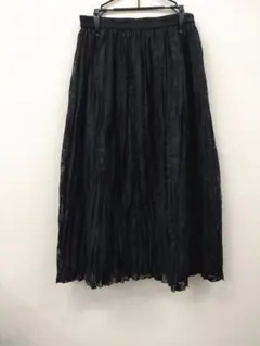(11) ROPE PICNIC ブラック プリーツスカート