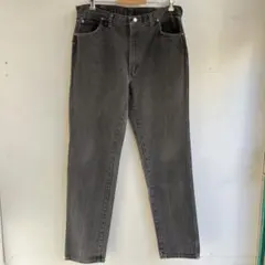 Wrangler ブラックデニムパンツ 先染め ラングラー ヴィンテージ 古着