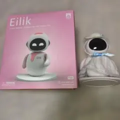 Energize Lab Eilik 卓上コンパニオンロボット ピンク 服付き - メルカリ