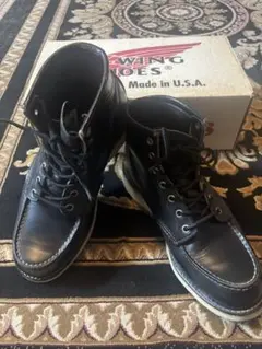 RED WING モックトゥ ブーツ ブラックのサムネイル