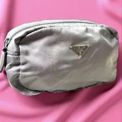 PRADA プラダ　VERA ヴェラ　三角ロゴ　ナイロン　テスート　化粧ポーチ
