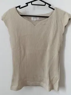 【美品】アナトリエ ノースリーブ トップス ベージュ 38