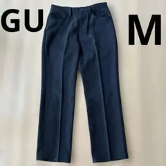 GU メンズ　パンツスラックス　Mサイズ　ブラック