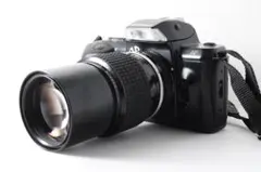 Nikon フィルムカメラ 200mm 単焦点 乾電池駆動 望遠レンズのサムネイル