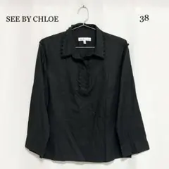 美品 Chloe クロエ ブラウス 刺繍デザイン ブラック 長袖 レース S 2025年最新】chloe クロエ ブラウスの人気アイテム - メルカリ