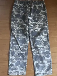 60s ダックハンターカモ カーゴパンツ W35 L29 薄手 迷彩 カモフラ