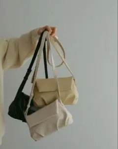 【maru×CASA FLINE】スクエアフラップショルダーバッグ