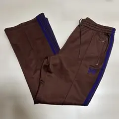 NEEDLES ブーツカット トラックパンツ ブラウン パープルのサムネイル