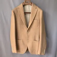 RING JACKETリングヂャケット ジャケット46ウールシルク ブラウン