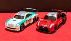 SUPER GT ミニカー 2台『２段プルバック』