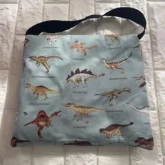 ハンドメイド 座布団カバー　座布団つき　恐竜柄 幼稚園