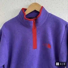 THE NORTH FACE フリーストップス Mサイズ パープル/レッド