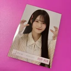 櫻坂46 向井純葉 ギンガムチェックコーデ　生写真　ヨリのサムネイル