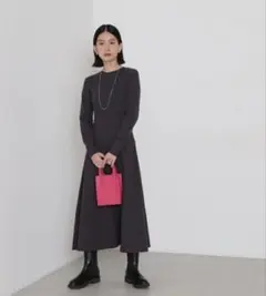 スカート ロングワンピース