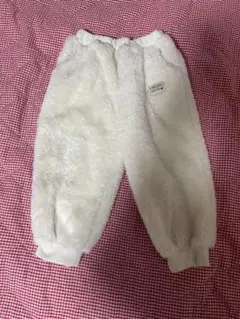 【95cm】 西松屋 ボアもこもこパンツ アイボリー