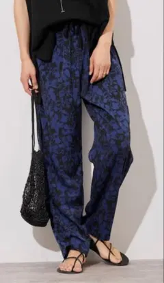 ジャーナルスタンダードレリューム バイカラーフラワーイージーパンツ