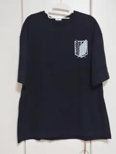 新品タグ付き 進撃の巨人 調査兵団 Tシャツ L 黒 COSPA