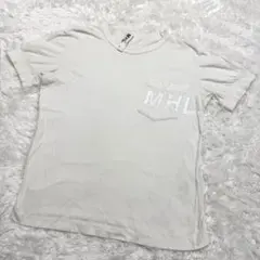 MHL. マーガレットハウエル Tシャツ ポケT ホワイト Mのサムネイル