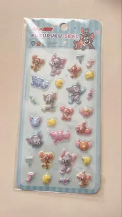 ぷくぷくシール トムとジェリー PUKUPUKU SEAL トム＆ジェリー