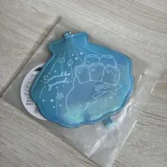すみっコぐらし　シェル型パスケース　オーロラカラー　ブルー　すみっコくじ